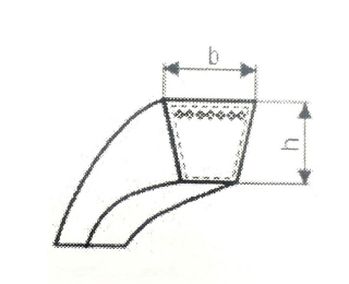 Klinový remeň 17x1370 Li/ 1410 LW